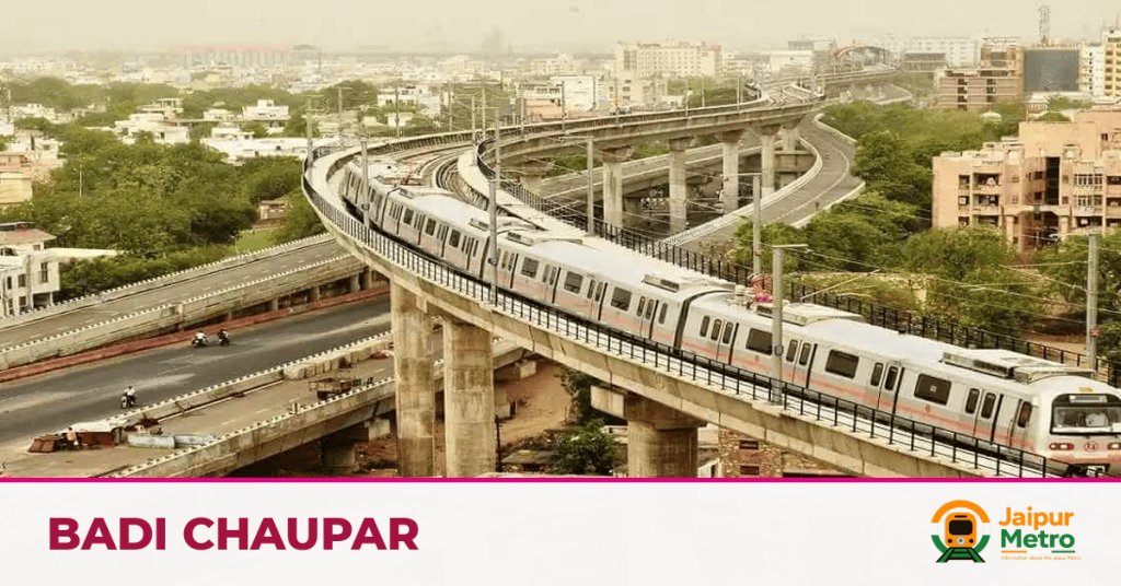 Badi Chaupar station on the Jaipur Metro Pink Line